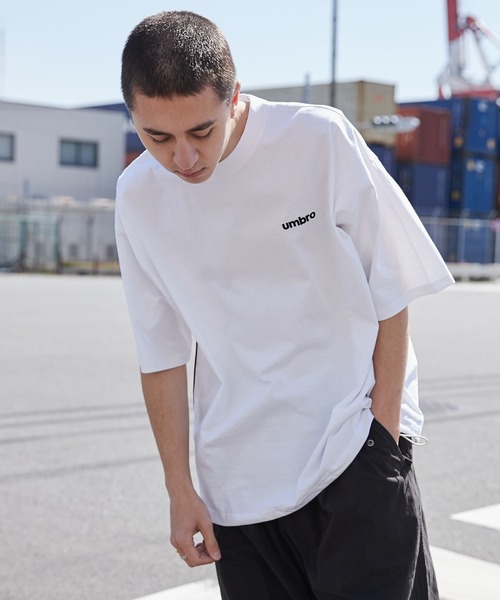 UMBRO（アンブロ）の「∴WEGO/別注UMBROドロストT（Tシャツ/カットソー・メンズ・ホワイト/ブラック・LARGE/MEDIUM）」の3枚目の写真