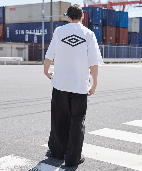 UMBRO（アンブロ）の「∴WEGO/別注UMBROドロストT（Tシャツ/カットソー・メンズ・ホワイト/ブラック・LARGE/MEDIUM）」の5枚目の写真