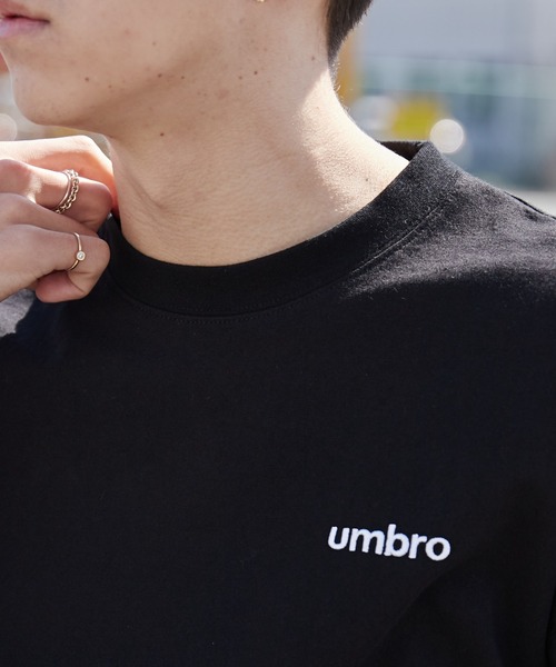 UMBRO（アンブロ）の「∴WEGO/別注UMBROドロストT（Tシャツ/カットソー・メンズ・ホワイト/ブラック・LARGE/MEDIUM）」の8枚目の写真