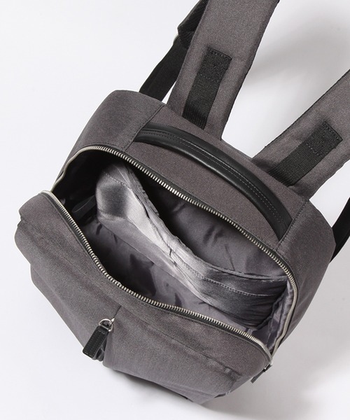 YAKPAK(ヤックパック)の「【YAKPAK/ヤックパック】スクエア スリム バックパック(バックパック/リュック・メンズ・ライトグレー/アイボリー/ブラック・FREE)」の6枚目の写真