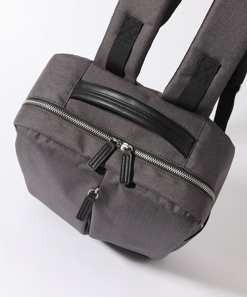 YAKPAK(ヤックパック)の「【YAKPAK/ヤックパック】スクエア スリム バックパック(バックパック/リュック・メンズ・ライトグレー/アイボリー/ブラック・FREE)」の7枚目の写真