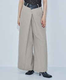 STUDIOUSのマットツイルセンタープレスパンツ STUDIOUS（ステュディオス）の「【STUDIOUS】マットツイル