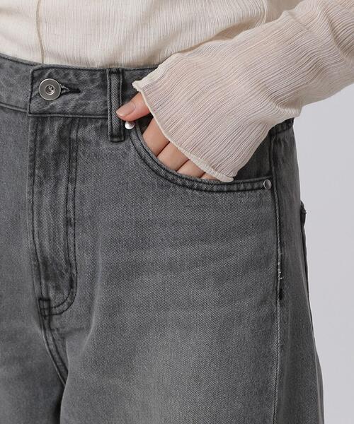 GALLEST（ギャレスト）の「◆ワイドデニムパンツ（デニムパンツ・レディース・ライトブルー/グレー/アイボリー・36/40/38）」の18枚目の写真