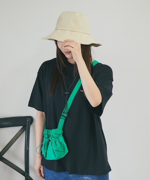 un dix cors(アンディコール)の「クラウン切り替え撥水ハット(ハット・レディース・ベージュ/ブラック・FREE)」の8枚目の写真