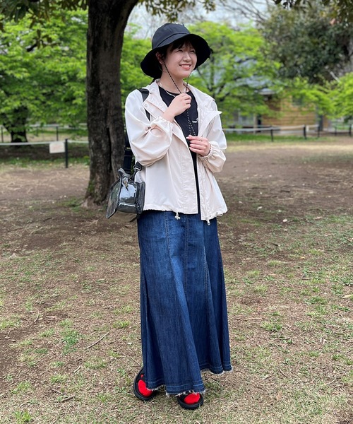 un dix cors(アンディコール)の「クラウン切り替え撥水ハット(ハット・レディース・ベージュ/ブラック・FREE)」の18枚目の写真