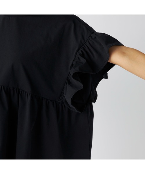 Ocean Pacific(オーシャンパシフィック)の「Ocean Pacific/オーシャンパシフィック 半袖Tシャツ 水陸両用 UPF50+ 袖フレアデザイン UVカットシャツ(Tシャツ/カットソー・レディース・ブラック/ベージュ/ホワイト・M/XL/L)」の15枚目の写真