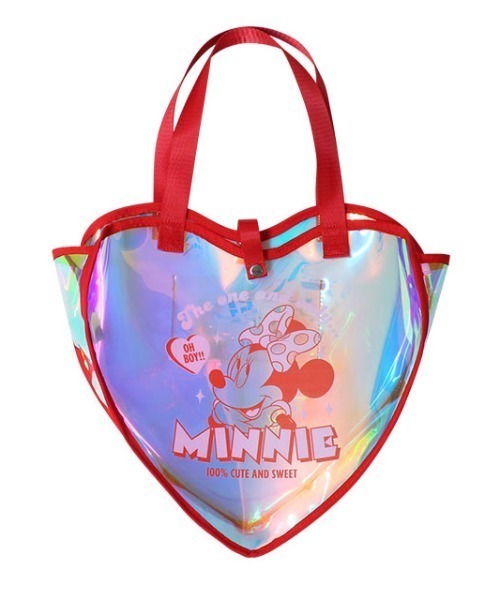 ディズニー ミニー ハートクリアバッグ 9446（トートバッグ