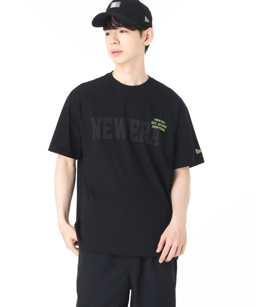 【韓国】ニューエラ■新作*FISHING ACCESS T-SHIRTS セール】ニューエラ 韓国企画 半袖Tシャツ(Tシャツ/カットソー