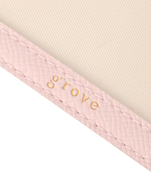 grove(グローブ)の「フラップリール付きIDカードホルダー(その他雑貨・レディース・ナチュラル/シルバー/ピンク/サックスブルー/ブラック・00)」の7枚目の写真