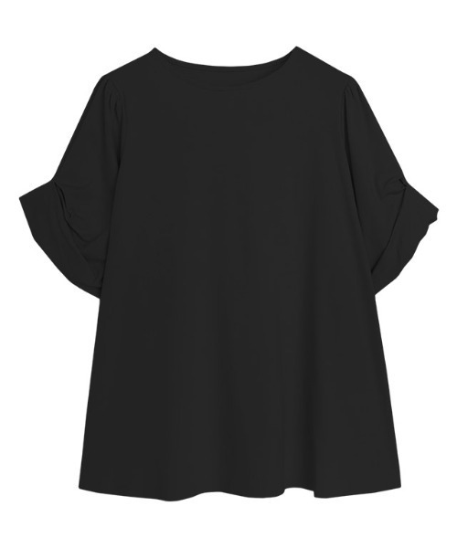 Pierrot（ピエロ）の「バルーンスリーブTシャツ（Tシャツ/カットソー・レディース・ブラック/ライトブルー/オフホワイト/ネイビー・M/L）」の14枚目の写真