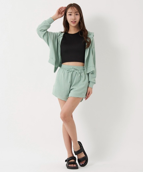 Ocean Pacific（オーシャンパシフィック）の「OP/オーピー 水陸両用  ユーティリティ  ショートパンツ/トランクス   524496（水着・レディース・ミント/パープル/ブラック/アイボリー・M/L）」の19枚目の写真