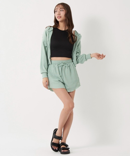 Ocean Pacific（オーシャンパシフィック）の「OP/オーピー 水陸両用  ユーティリティ  ショートパンツ/トランクス   524496（水着・レディース・ミント/パープル/ブラック/アイボリー・M/L）」の20枚目の写真