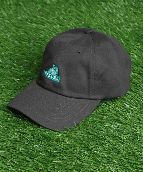 The Endless Summer(エンドレスサマー)の「TES BOX LOGO EMB LOW CAP / キャップ(キャップ・メンズ・ネイビー/ベージュ/ピンク系その他2/チャコール/ブラック/ダークグリーン/オフホワイト/ホワイト・FREE)」の5枚目の写真