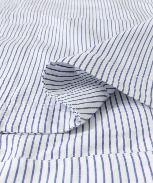 FORK&SPOON（フォークアンドスプーン）の「FORK&SPOON　5分袖コクーンシャツ（シャツ/ブラウス・レディース・ブルー系その他/グリーン系その他/オフホワイト・1）」の11枚目の写真