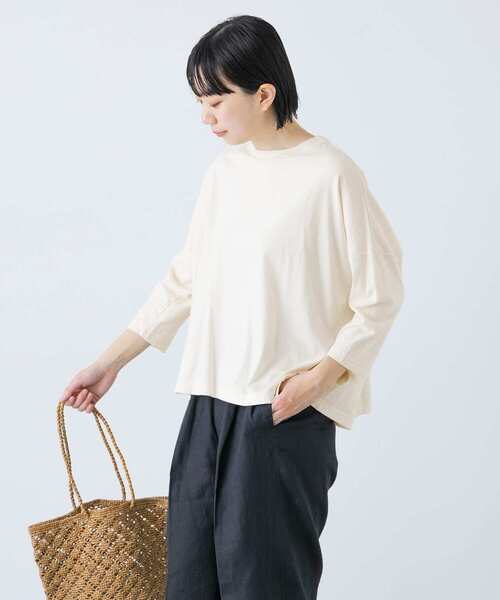 かぐれ（カグレ）の「ワイド6分袖プルオーバー（Tシャツ