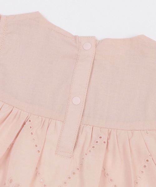 petit main（プティマイン）の「【リンク】レース刺しゅうロンパース（ロンパース・キッズ・オフホワイト/イエロー/ライトピンク・80ｃｍ/70cm）」の6枚目の写真