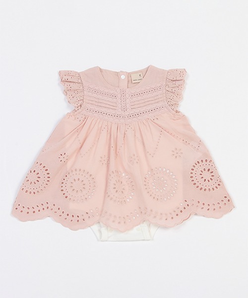 petit main（プティマイン）の「【リンク】レース刺しゅうロンパース（ロンパース・キッズ・オフホワイト/イエロー/ライトピンク・80ｃｍ/70cm）」の16枚目の写真