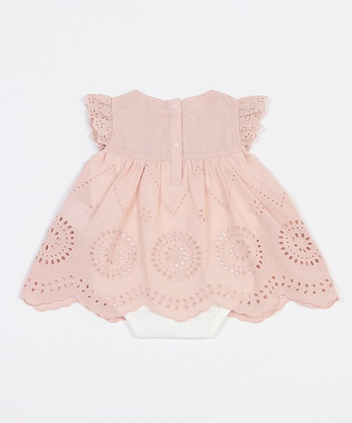 petit main（プティマイン）の「【リンク】レース刺しゅうロンパース（ロンパース・キッズ・オフホワイト/イエロー/ライトピンク・80ｃｍ/70cm）」の17枚目の写真