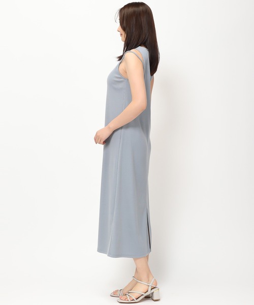 MISCH MASCH（ミッシュマッシュ）の「カップ付きリブワンピース/MM427401（ワンピース・レディース・ブルー/ブラウン/ブラック・ﾌﾘ-）」の13枚目の写真