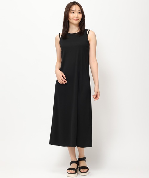 MISCH MASCH（ミッシュマッシュ）の「カップ付きリブワンピース/MM427401（ワンピース・レディース・ブルー/ブラウン/ブラック・ﾌﾘ-）」の10枚目の写真