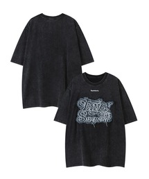 HOOK -select- デニムパッチワーク刺繍ビッグTEE (SS)