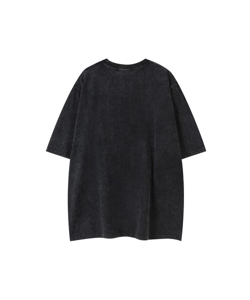 HOOK（フック）の「HOOK -select-　デニムパッチワーク刺繍ビッグTEE (SS)（Tシャツ/カットソー・メンズ・ブラック/グレー・M/L/XL）」の6枚目の写真