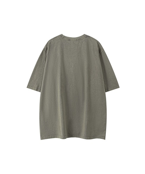 HOOK（フック）の「HOOK -select-　デニムパッチワーク刺繍ビッグTEE (SS)（Tシャツ/カットソー・メンズ・ブラック/グレー・M/L/XL）」の8枚目の写真