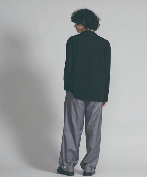 aimoha（アイモハ）の「【aimoha neo】SLEEK MOCK-LAYERED TEE（Tシャツ/カットソー・メンズ・ライトグリーン/ブラック・MEDIUM/LARGE/X-LARGE）」の17枚目の写真
