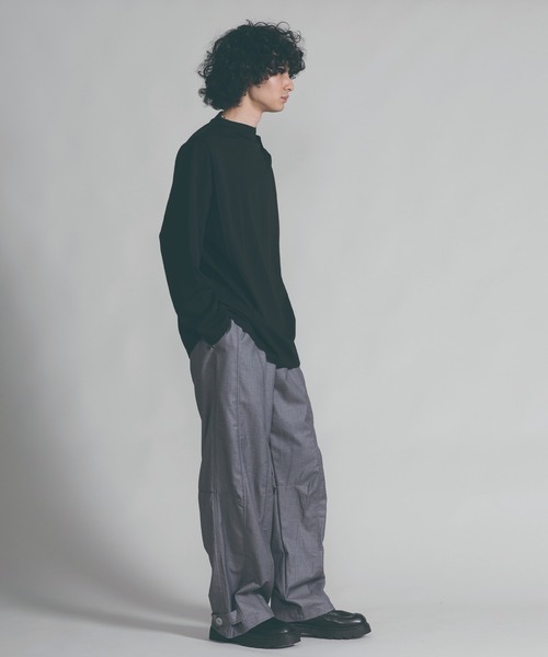 aimoha（アイモハ）の「【aimoha neo】SLEEK MOCK-LAYERED TEE（Tシャツ/カットソー・メンズ・ライトグリーン/ブラック・MEDIUM/LARGE/X-LARGE）」の19枚目の写真