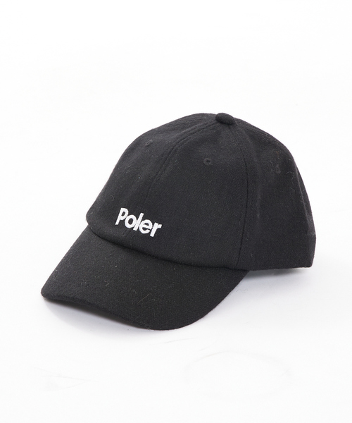 POLeR（ポーラー）の「【POLeR/ポーラー】WOOL EMB BASEBALL CAP/ウールシンプルロゴキャップ（キャップ・メンズ・ブラック/グリーン/ネイビー・フリー）」の10枚目の写真