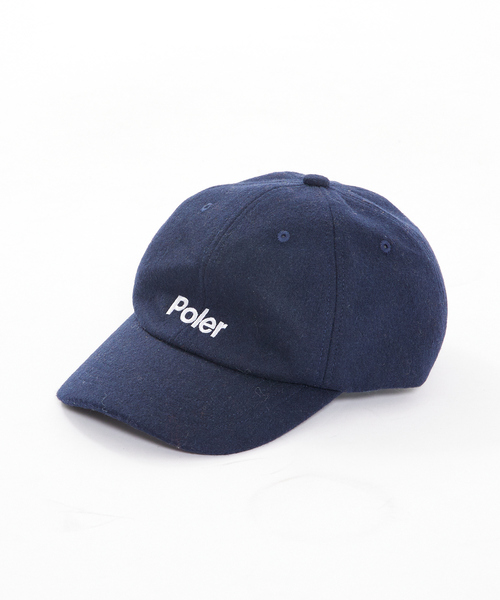 POLeR（ポーラー）の「【POLeR/ポーラー】WOOL EMB BASEBALL CAP/ウールシンプルロゴキャップ（キャップ・メンズ・ブラック/グリーン/ネイビー・フリー）」の19枚目の写真