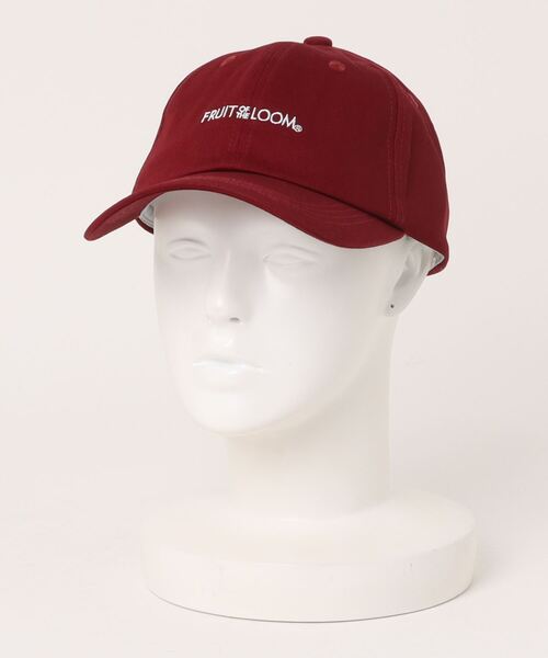 FRUIT OF THE LOOM(フルーツオブザルーム)の「LOGO CAP / 帽子 / キャップ / ベーシック / カジュアル / ユニセックス / 刺繍 / ロゴ(キャップ・メンズ・ワイン/グリーン/ネイビー・FREE)」の3枚目の写真
