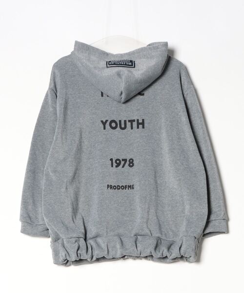 ROOPTOKYO（ループトウキョウ）の「▲1987ロゴビッグルーズパーカー（パーカー・レディース・ブラック/ベージュ/グレー・L/XL/M）」の4枚目の写真