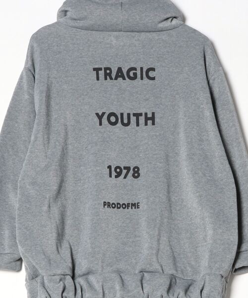 ROOPTOKYO（ループトウキョウ）の「▲1987ロゴビッグルーズパーカー（パーカー・レディース・ブラック/ベージュ/グレー・L/XL/M）」の5枚目の写真