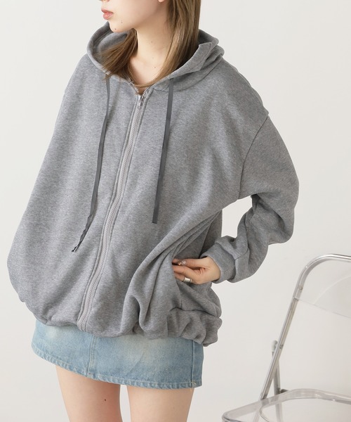 ROOPTOKYO（ループトウキョウ）の「▲1987ロゴビッグルーズパーカー（パーカー・レディース・ブラック/ベージュ/グレー・L/XL/M）」の15枚目の写真