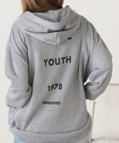 ROOPTOKYO（ループトウキョウ）の「▲1987ロゴビッグルーズパーカー（パーカー・レディース・ブラック/ベージュ/グレー・L/XL/M）」の16枚目の写真