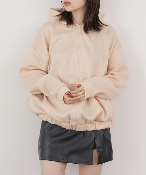 ROOPTOKYO（ループトウキョウ）の「▲1987ロゴビッグルーズパーカー（パーカー・レディース・ブラック/ベージュ/グレー・L/XL/M）」の11枚目の写真