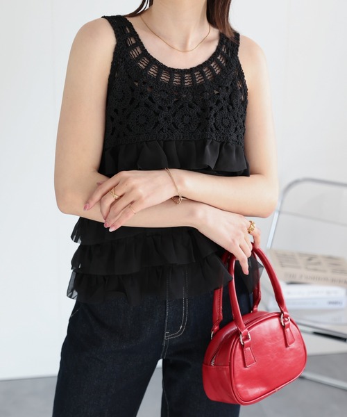 sakishimatokyo(サキシマトーキョー)の「【2WAY】フェイクレザーミニボストンバック/バッグ/BAG(ボストンバッグ・レディース・ブラック/シルバー/オフホワイト/レッド・FREE)」の22枚目の写真