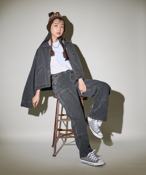 FREAK'S STORE(フリークスストア)の「UMBRO × FREAK'S STORE/アンブロ 別注 ジャガードロゴ イヤーキャップ/ニットキャップ/ビーニー(ニットキャップ/ビーニー・レディース・ナチュラル/パープル/ブラウン・ONE SIZE)」の6枚目の写真