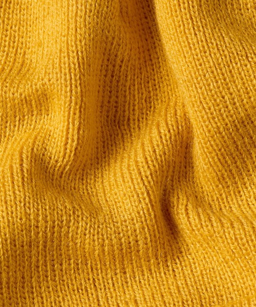 G-STAR(ジースター)の「EFFO LONG BEANIE/ブランドロゴニット帽(ニットキャップ/ビーニー・メンズ・イエロー系その他/ピンク系その他・ONE SIZE)」の4枚目の写真