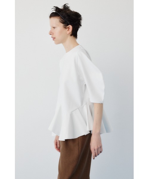 早い者勝ち HeRIN.CYE（ヘリンドットサイ）の「Ponte frill tops ポンチ トップス