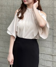 clear | オープンショルダーフレアスリーブブラウス≪2024SS新作≫(シャツ/ブラウス)