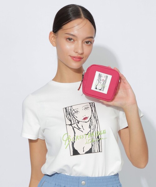 【セール】【itabamoeコラボ】プリントポーチ（ポーチ）｜CB CRESTBRIDGE（シービークレストブリッジ）