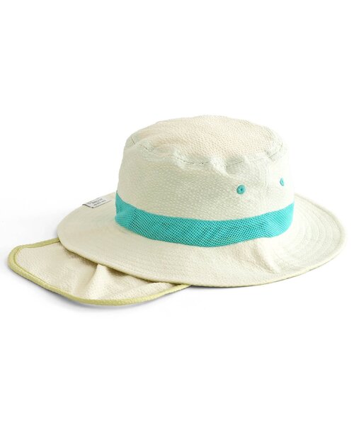 BREEZE（ブリーズ）の「【UVカット・保冷剤収納可】サッカーアウトドアハット（ハット・キッズ・ピンク/ブルー/オフホワイト・50/52/54/56/58）」の16枚目の写真