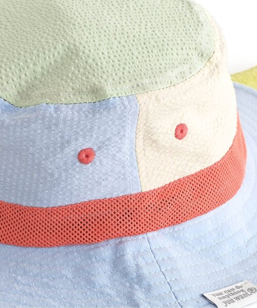 BREEZE（ブリーズ）の「【UVカット・保冷剤収納可】サッカーアウトドアハット（ハット・キッズ・ピンク/ブルー/オフホワイト・50/52/54/56/58）」の14枚目の写真