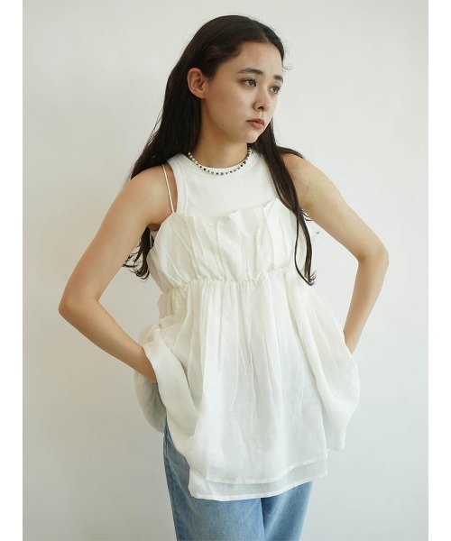 Peplum flare bustier