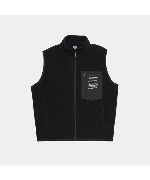 APPLEBUM（アップルバム）の「Fleece Full Zip Vest（ベスト・メンズ・ブラック・MEDIUM/LARGE/X-LARGE/XX-LARGE）」の3枚目の写真