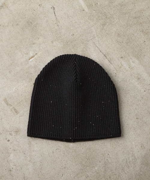 CIAOPANIC TYPY（チャオパニックティピー）の「スパンコールビーニー（ニットキャップ/ビーニー・レディース・アイボリー/ブラック/レッド/ライトブラウン/グレー・ONE SIZE）」の16枚目の写真