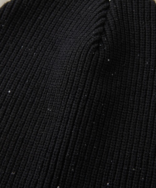 CIAOPANIC TYPY（チャオパニックティピー）の「スパンコールビーニー（ニットキャップ/ビーニー・レディース・アイボリー/ブラック/レッド/ライトブラウン/グレー・ONE SIZE）」の17枚目の写真