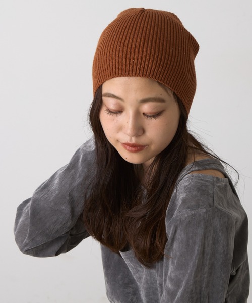 CIAOPANIC TYPY（チャオパニックティピー）の「スパンコールビーニー（ニットキャップ/ビーニー・レディース・アイボリー/ブラック/レッド/ライトブラウン/グレー・ONE SIZE）」の13枚目の写真